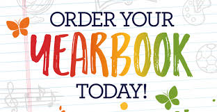 Colorful graphic that says, Order your Yearbook Today!