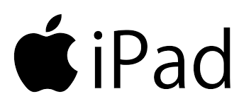 The word iPad with the Apple logo to the left of the word