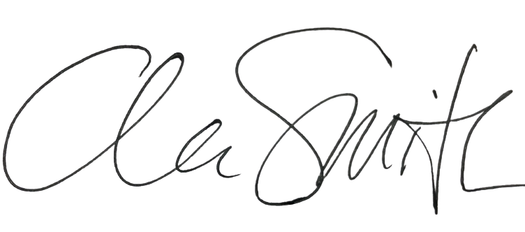 Signature of Ale Smith, displayed in an elegant, cursive style.
